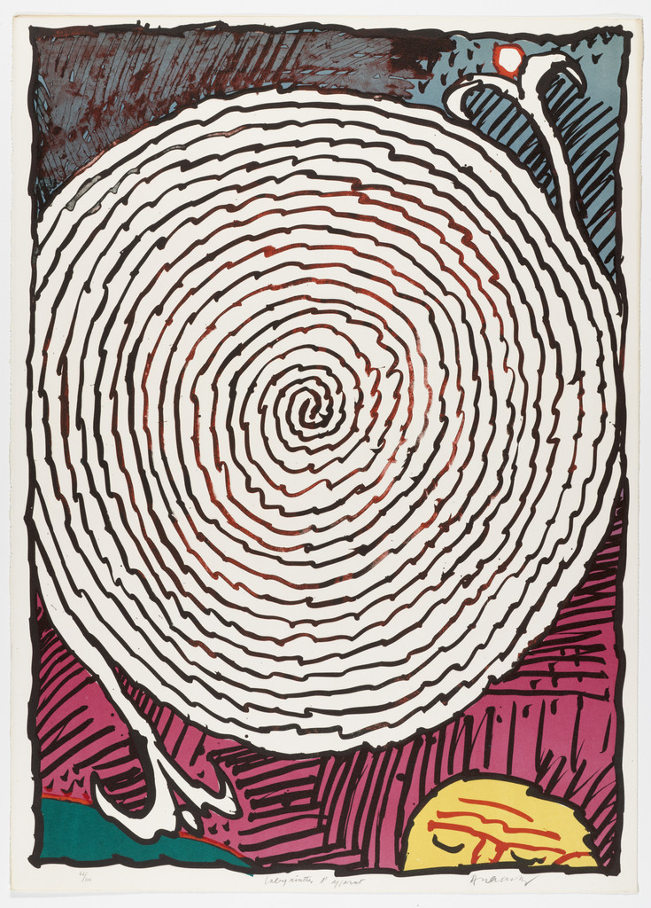 Plate IV from the portfolio Ceremonial Labyrinths (Labyrinthes d'apparat)