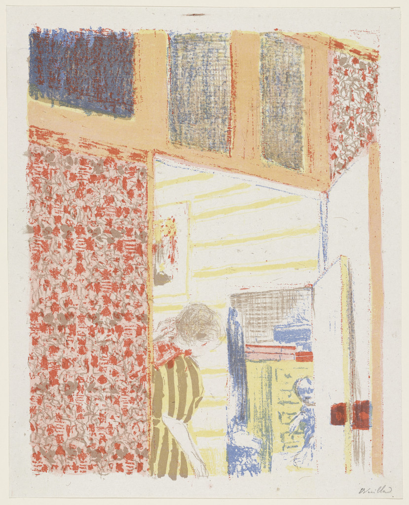 Interior with Pink Wallpaper III (Intérieur aux tentures roses III) from Landscapes and Interiors (Paysages et intérieurs)