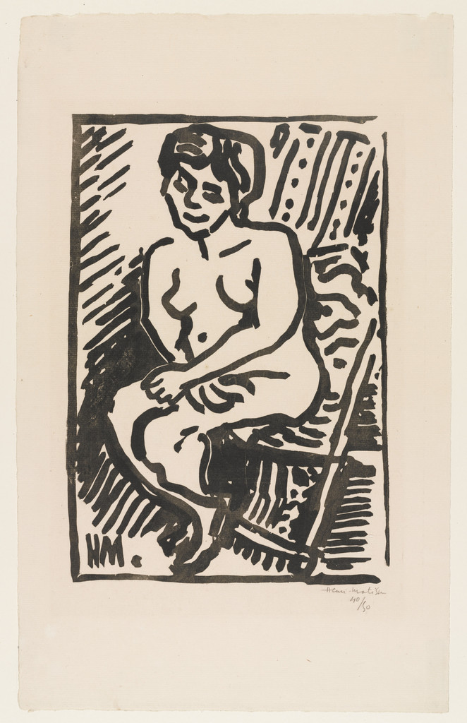 Small Black Woodcut (Petit Bois noir)