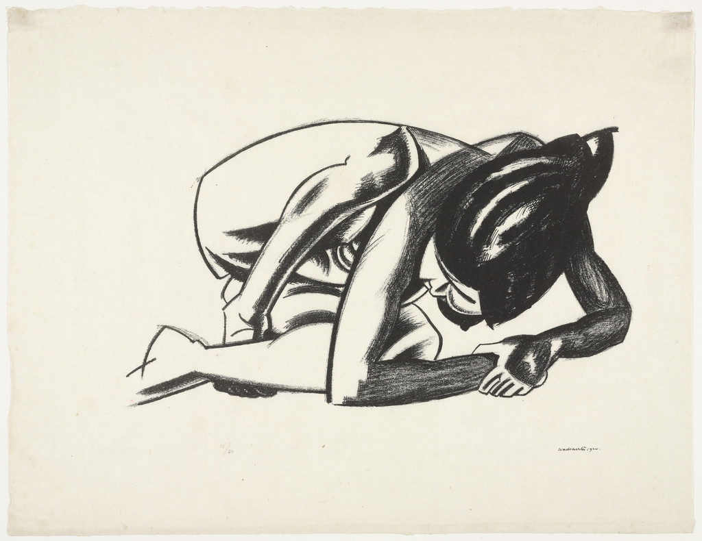 Crouching Nude