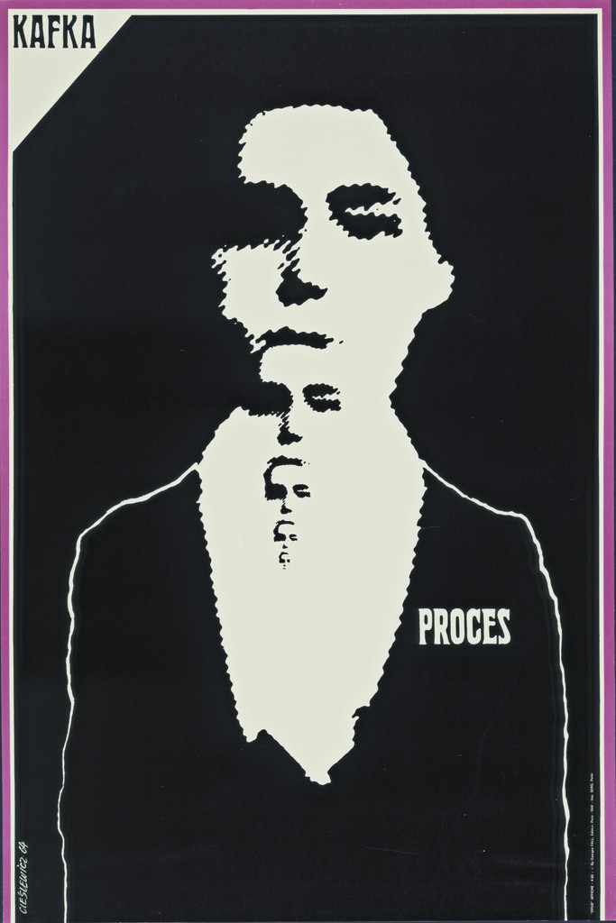Kafka Proces (Kafka's Trial) (Poster for a Warsaw dramatization based on Franz Kafka's novel)
