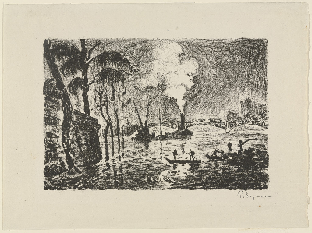 The Seine Flooding in 1910