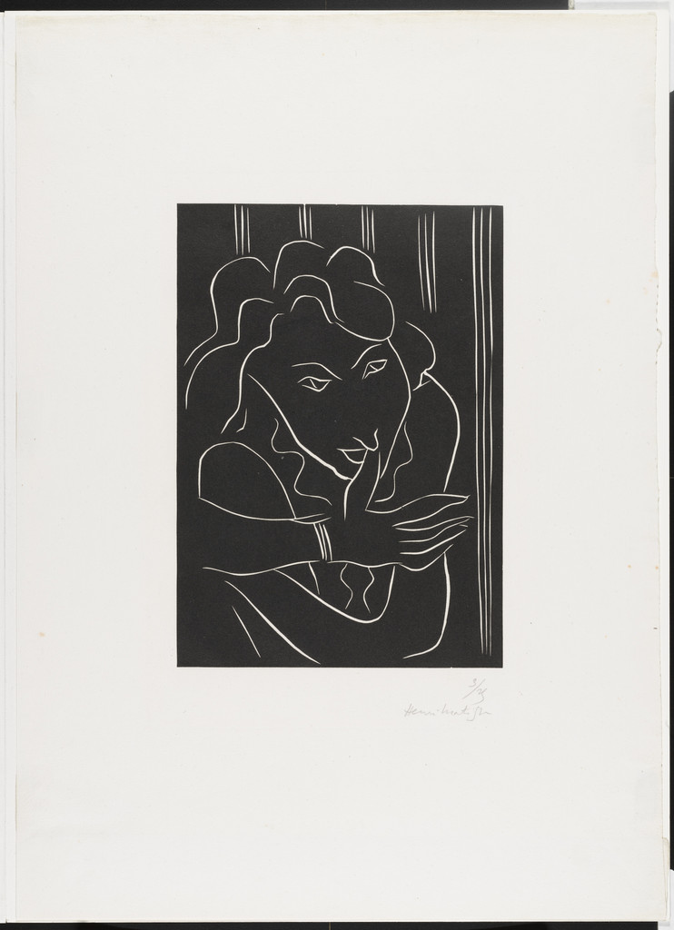 Woman, Thumb on Lips (Femme le pouce sur les lèvres)
