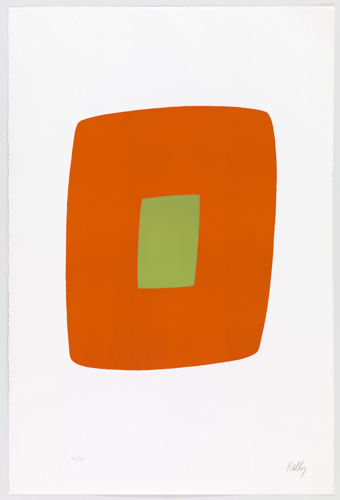Orange with Green (Orange avec vert) from Suite of Twenty-Seven Color Lithographs