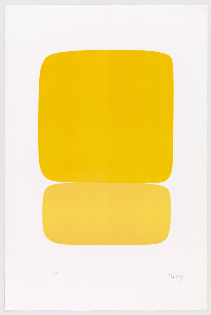 Yellow over Yellow (Jaune sur jaune) from Suite of Twenty-Seven Color Lithographs