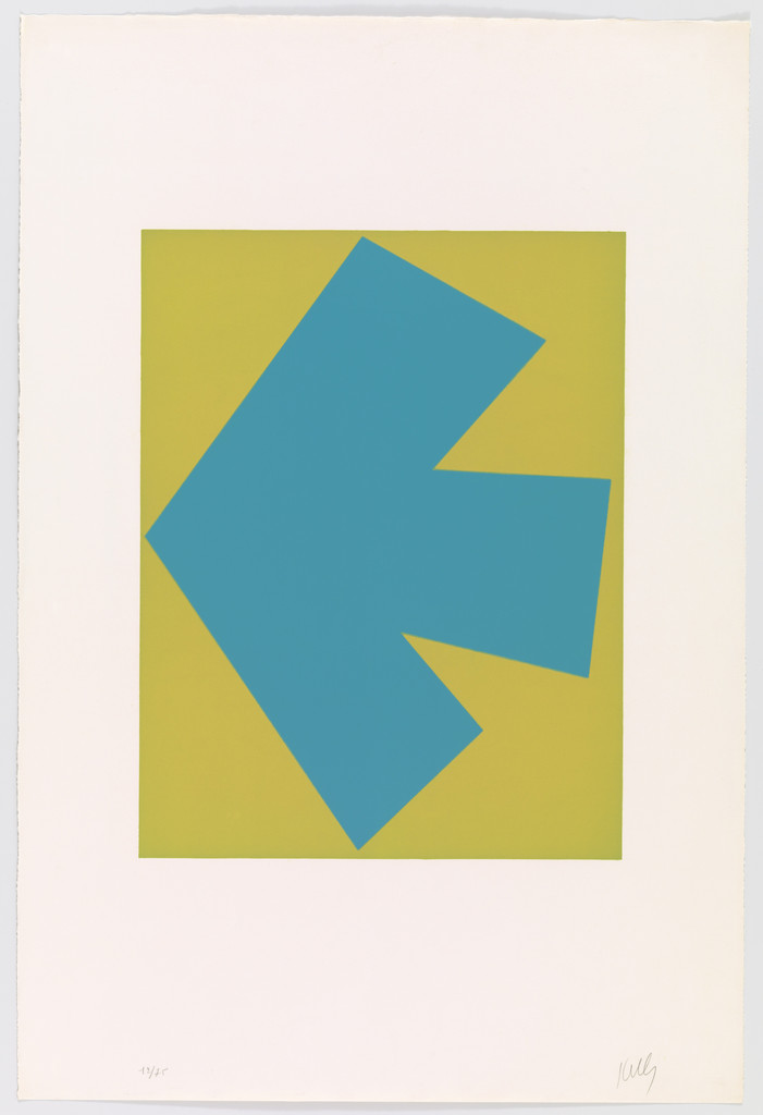 Blue over Green (Bleu sur vert) from Suite of Twenty-Seven Color Lithographs