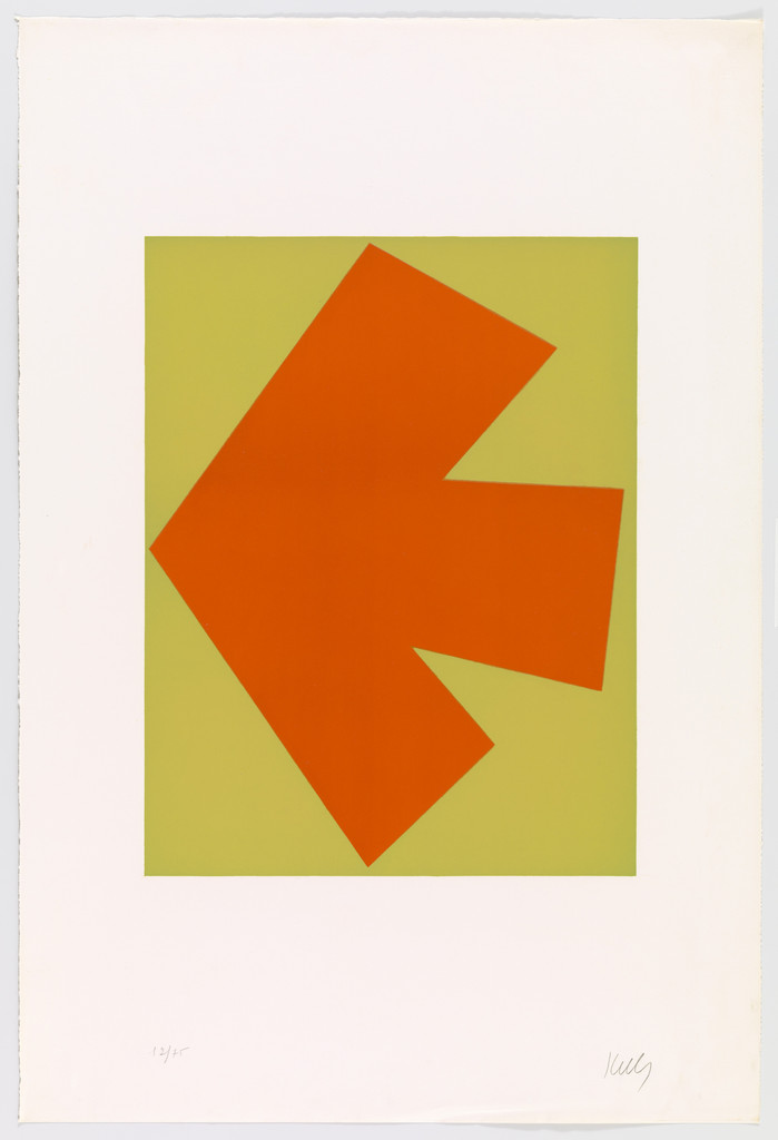 Orange over Green (Orange sur vert) from Suite of Twenty-Seven Color Lithographs