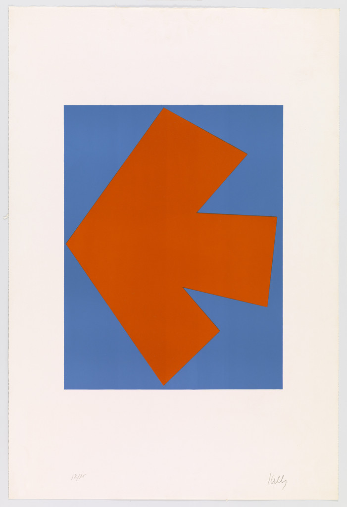 Orange over Blue (Orange sur bleu) from Suite of Twenty-Seven Color Lithographs