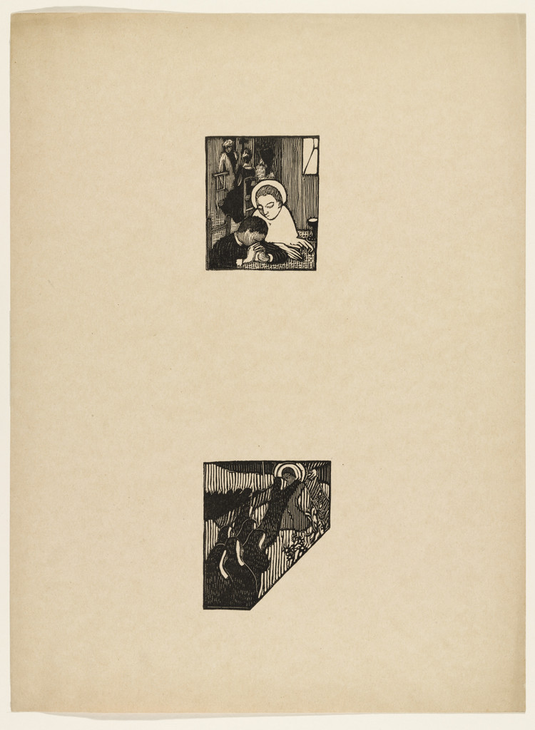 Sheet of woodcuts from L'Epreuve
