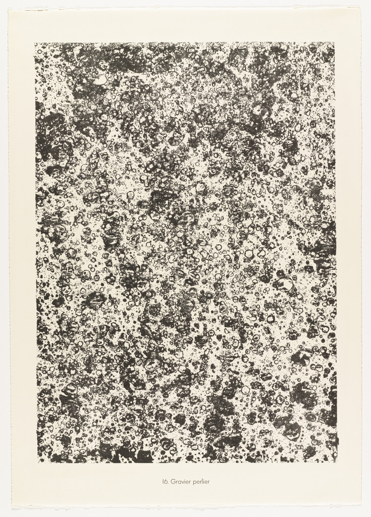 Beaded Gravel (Gravier perlier) from the portfolio Waters, Stones, Sand (Eaux, Pierres, Sable) from Phenomena (Les Phénomènes)