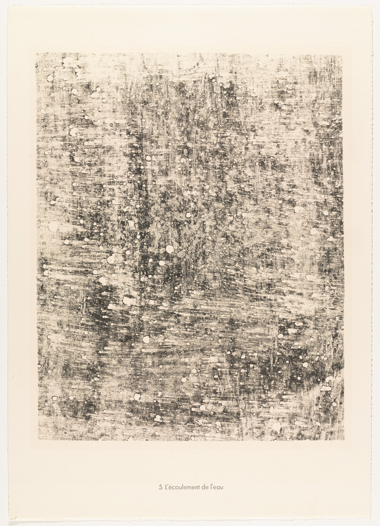 The Flow of Water (L'écoulement de l'eau) from the portfolio Waters, Stones, Sand (Eaux, Pierres, Sable) from Phenomena (Les Phénomènes)