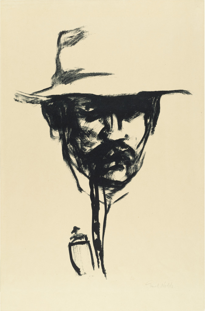 Head with Pipe, E.N. (Kopf mit Pfeife, E.N.)
