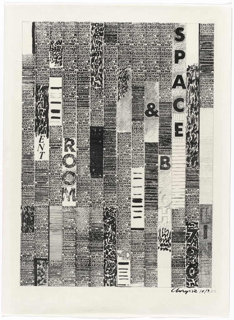 Real Estate Page from Newspaper Book