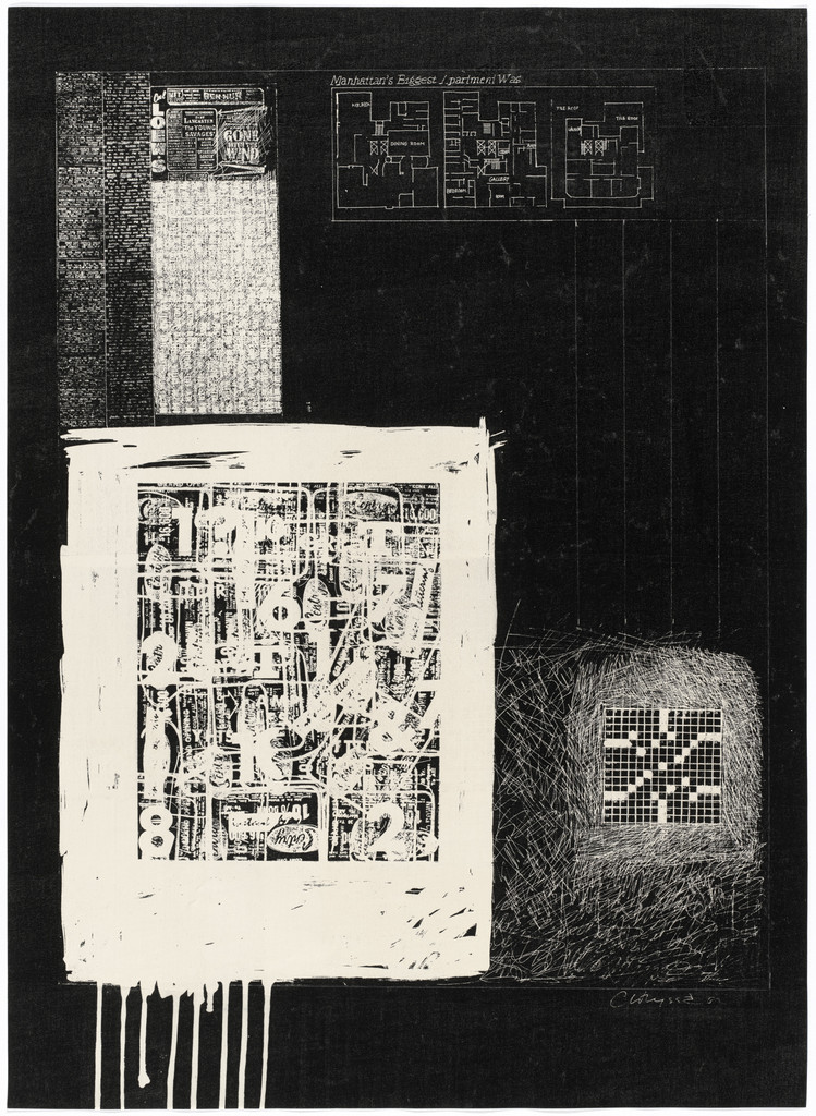Blue Print from Newspaper Book