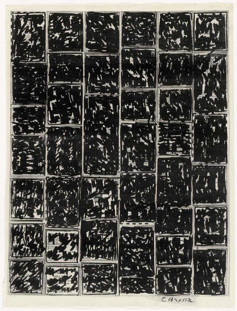 Untitled from Newspaper Book