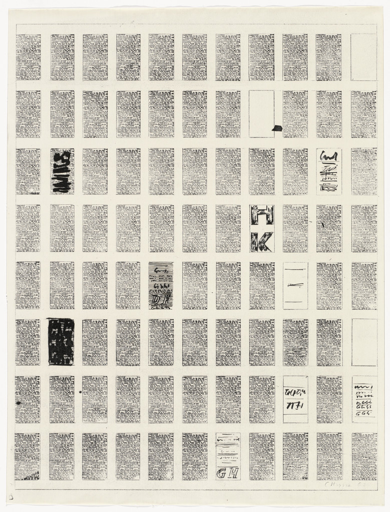 Classified Ads with Space from Newspaper Book