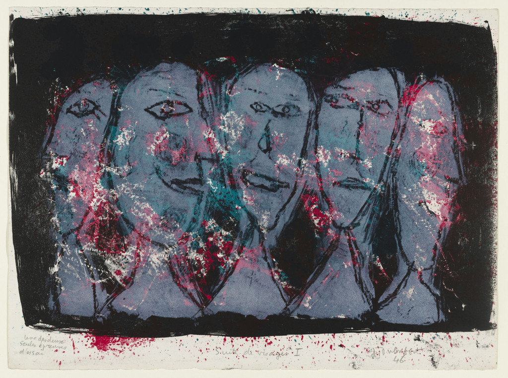 Group of Faces I (Suite de visages I) (variant)