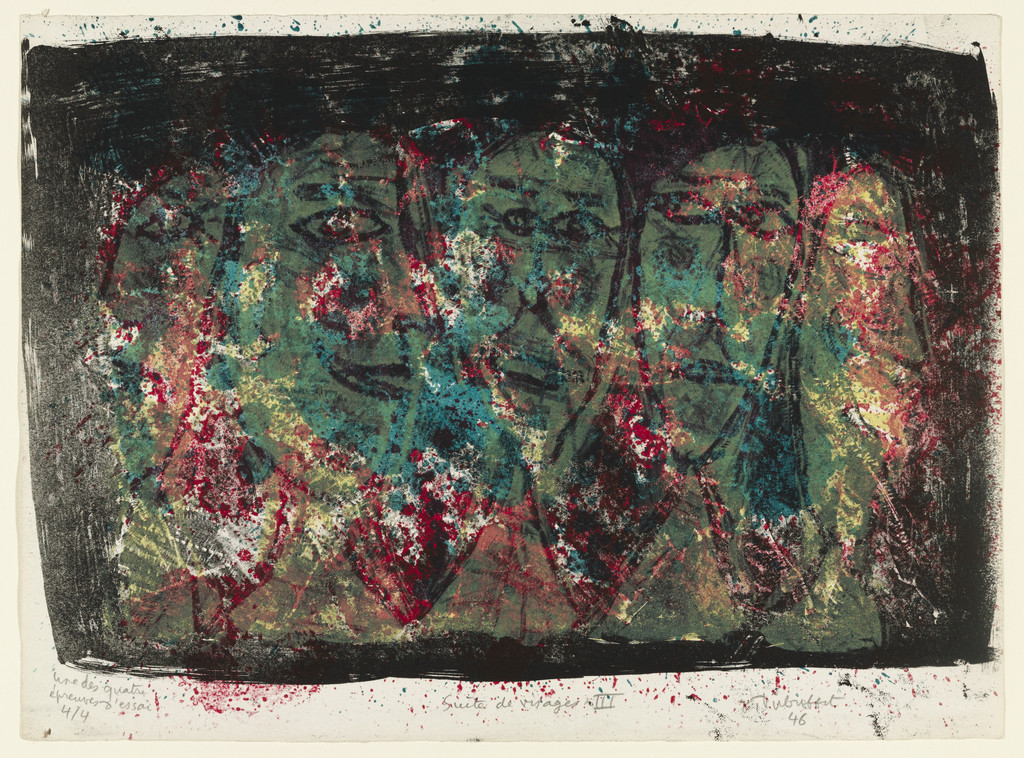 Group of Faces III (Suite de visages III) (variant)