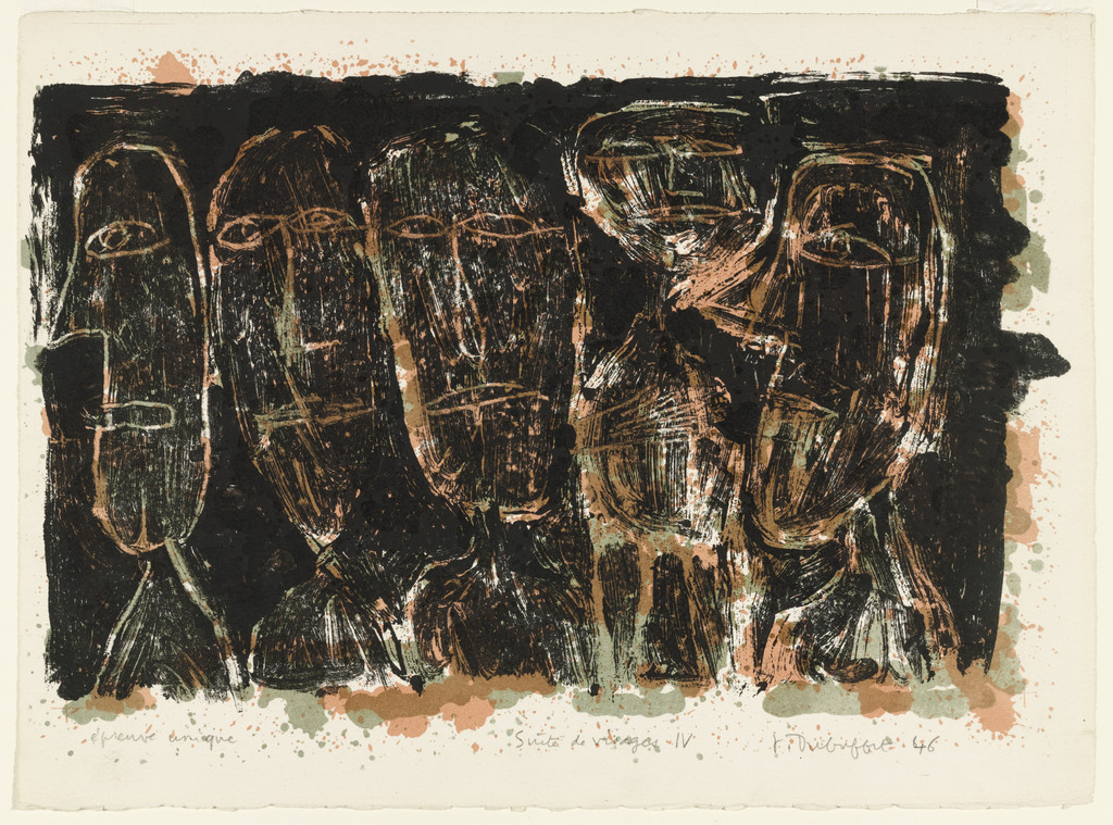 Group of Faces IV (Suite de visages IV) (variant)