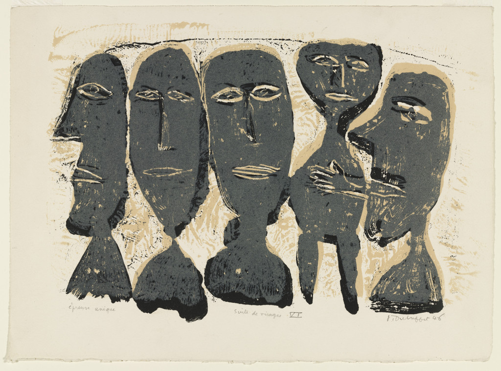 Group of Faces VI (Suite de visages VI) (variant)