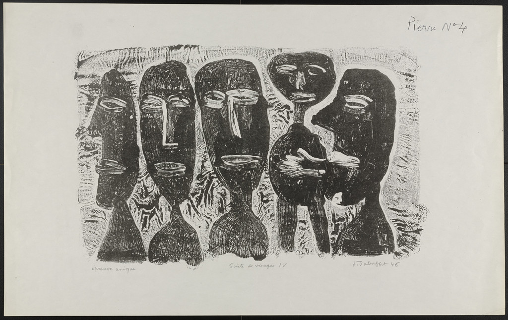 Group of Faces IV (Suite de visages IV)