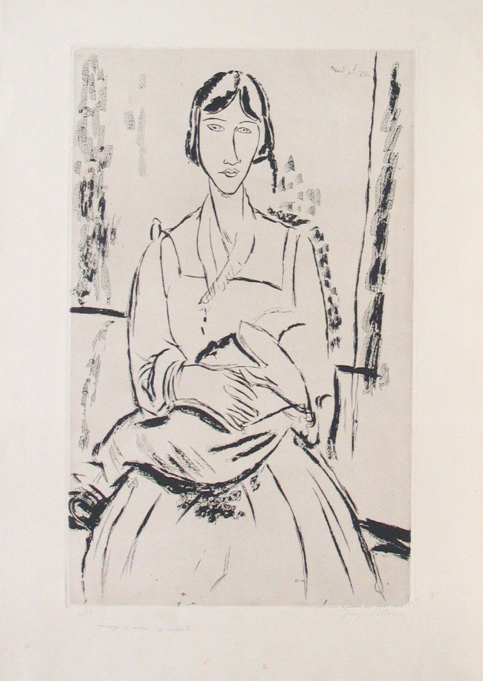 Italian Girl (L'Italienne), After Modigliani