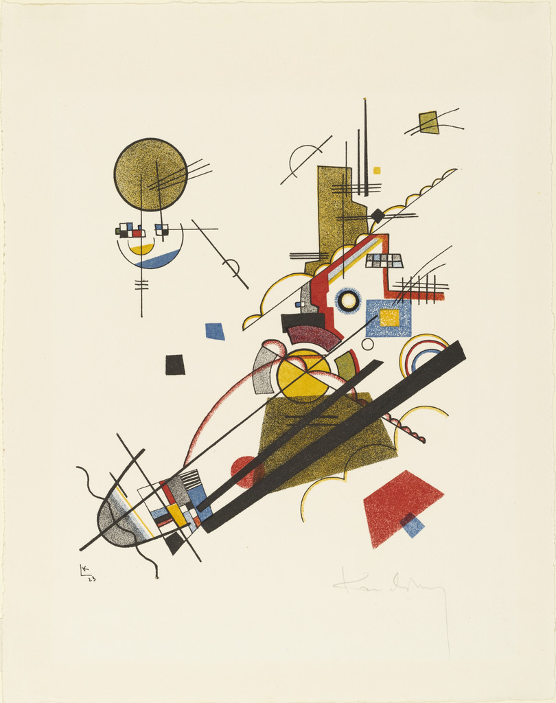Joyous Ascent (Fröhlicher Aufstieg) from Masters' Portfolio of the Staatliches Bauhaus (Meistermappe des Staatlichen Bauhauses)