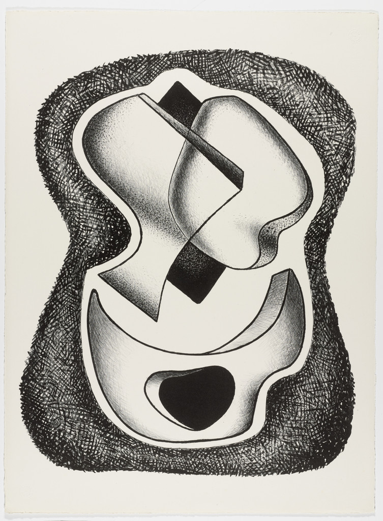 Rendezvous of Four Forms (Les rendez-vous des quatre formes) from the portfolio Living Forms (Les formes vivantes)