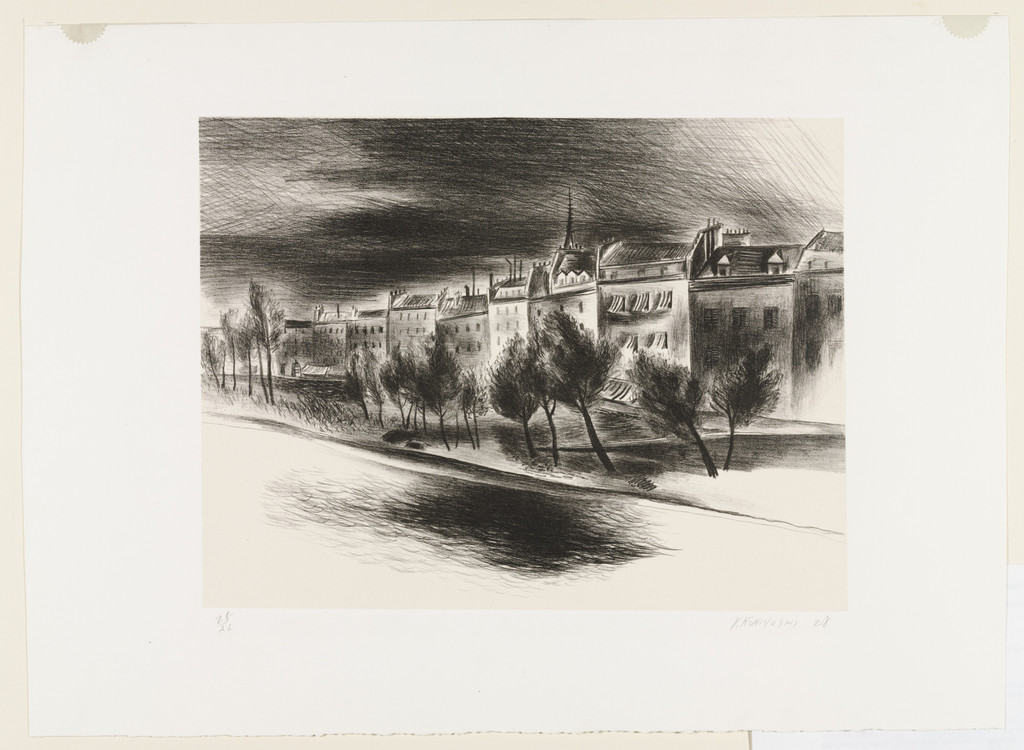 Landscape, Paris - (On the Seine)