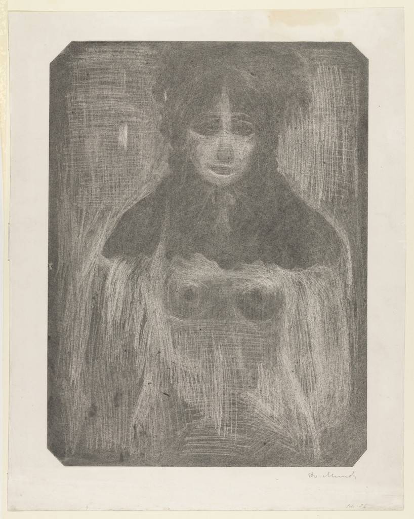 Model with Hood and Collar