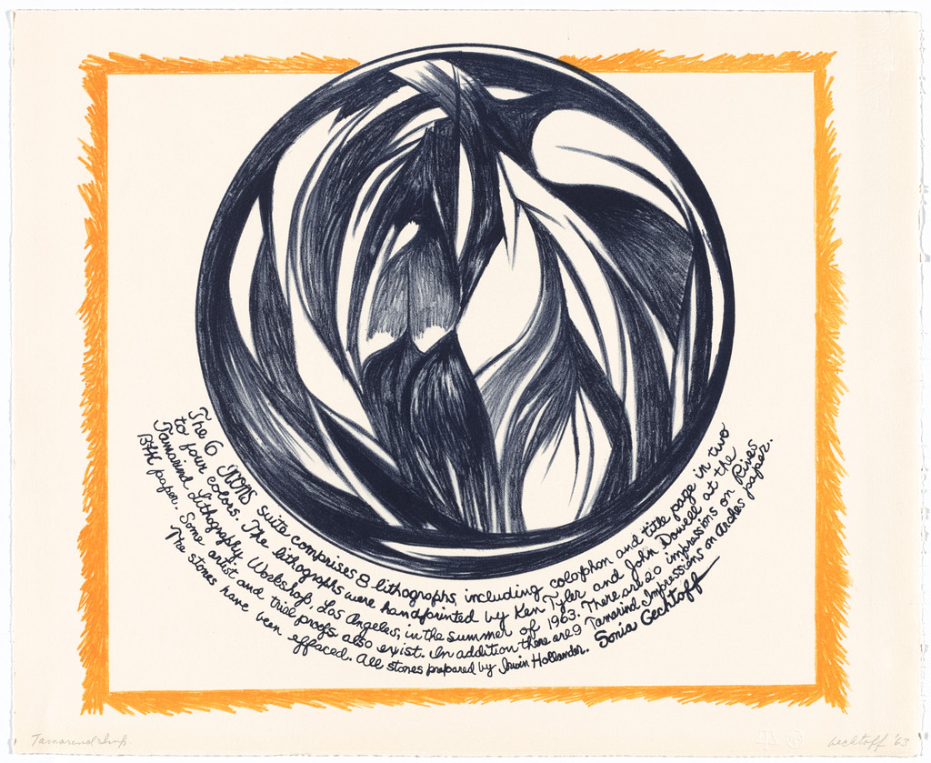 Colophon page from 6 Icons