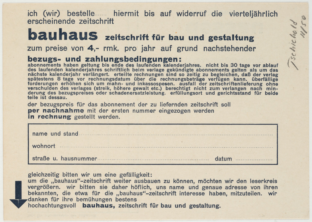 Bauhaus: Zeitschrift für Bau und Gestaltung