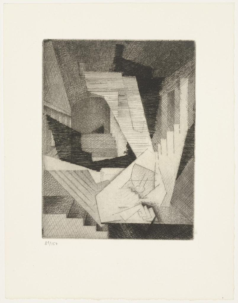 A Dream (Un rêve) from Ten Etchings for Aurélia (10 Eaux-fortes pour Aurélia) by Gérard de Nerval