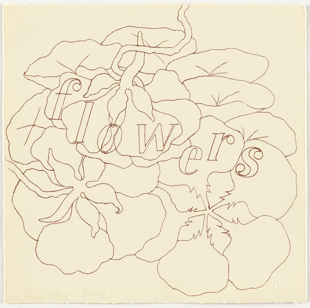 Title page from Flowers