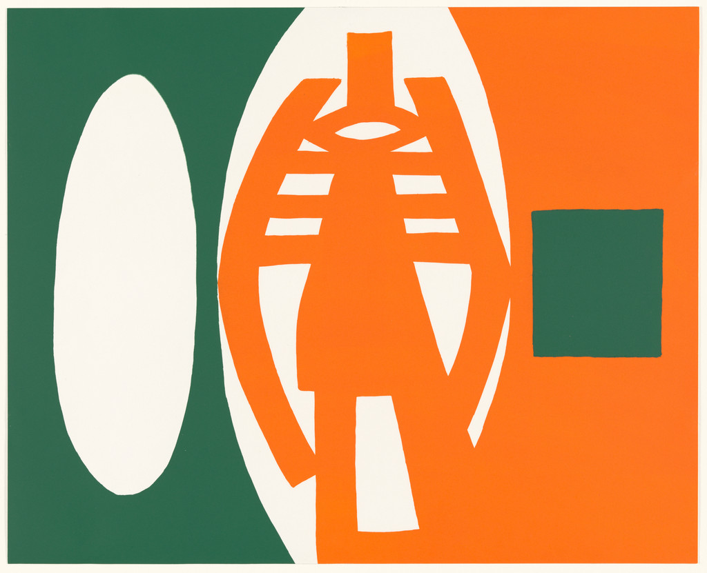 The Second Green, White and Orange