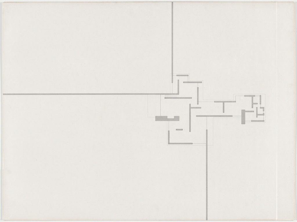 Brick Country House, project, Potsdam-Neubabelsberg, Plan