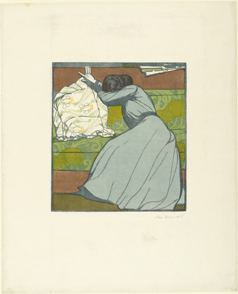 Pillow (Der Polster) from the Annual Print Portfolio (Jahresmappe) of the Gesellschaft für vervielfältigende Kunst
