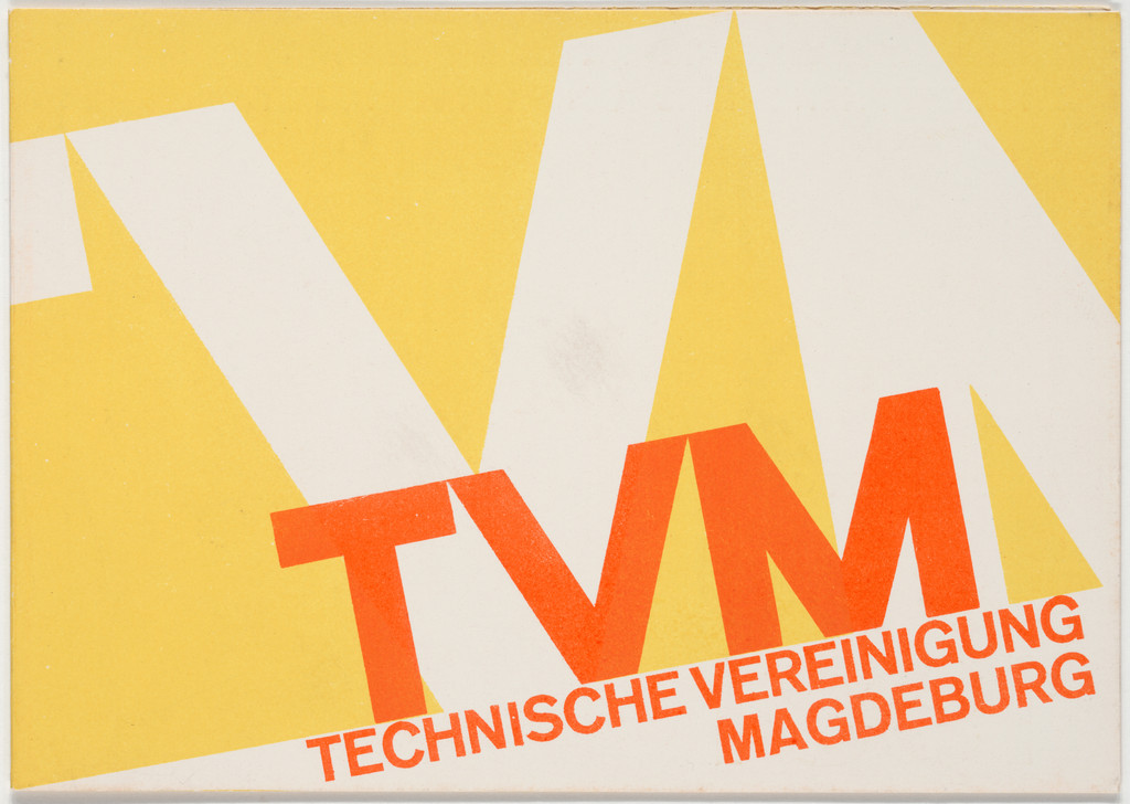 Advertisement for the Technical Association of Magdeburg (Technische Vereinigung Magdeburg)
