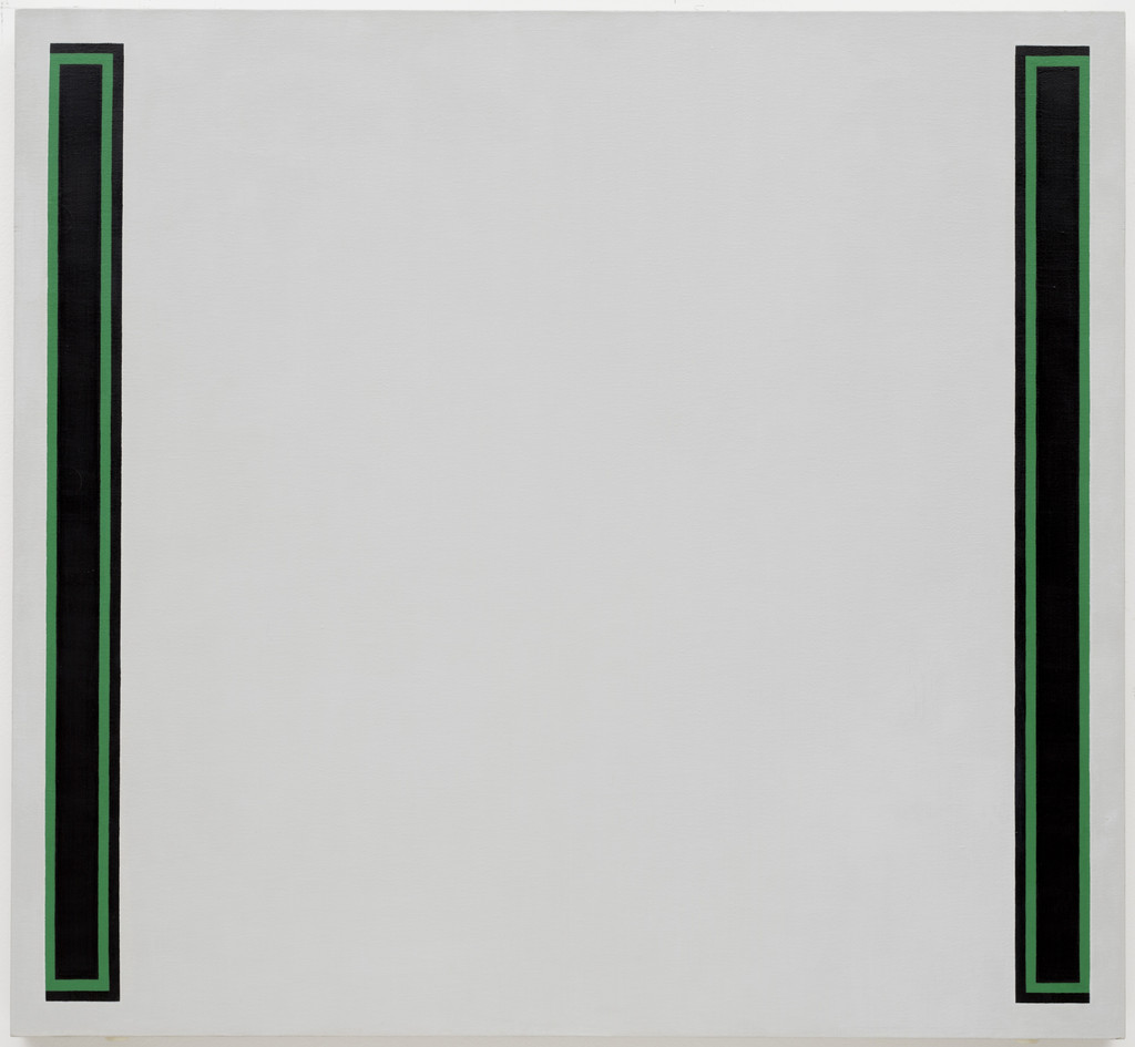 Double-Bar, Grey (Green Line)