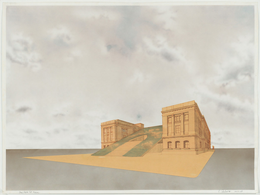 Grand Rapids Art Museum, project, Grand Rapids, Michigan, Perspective