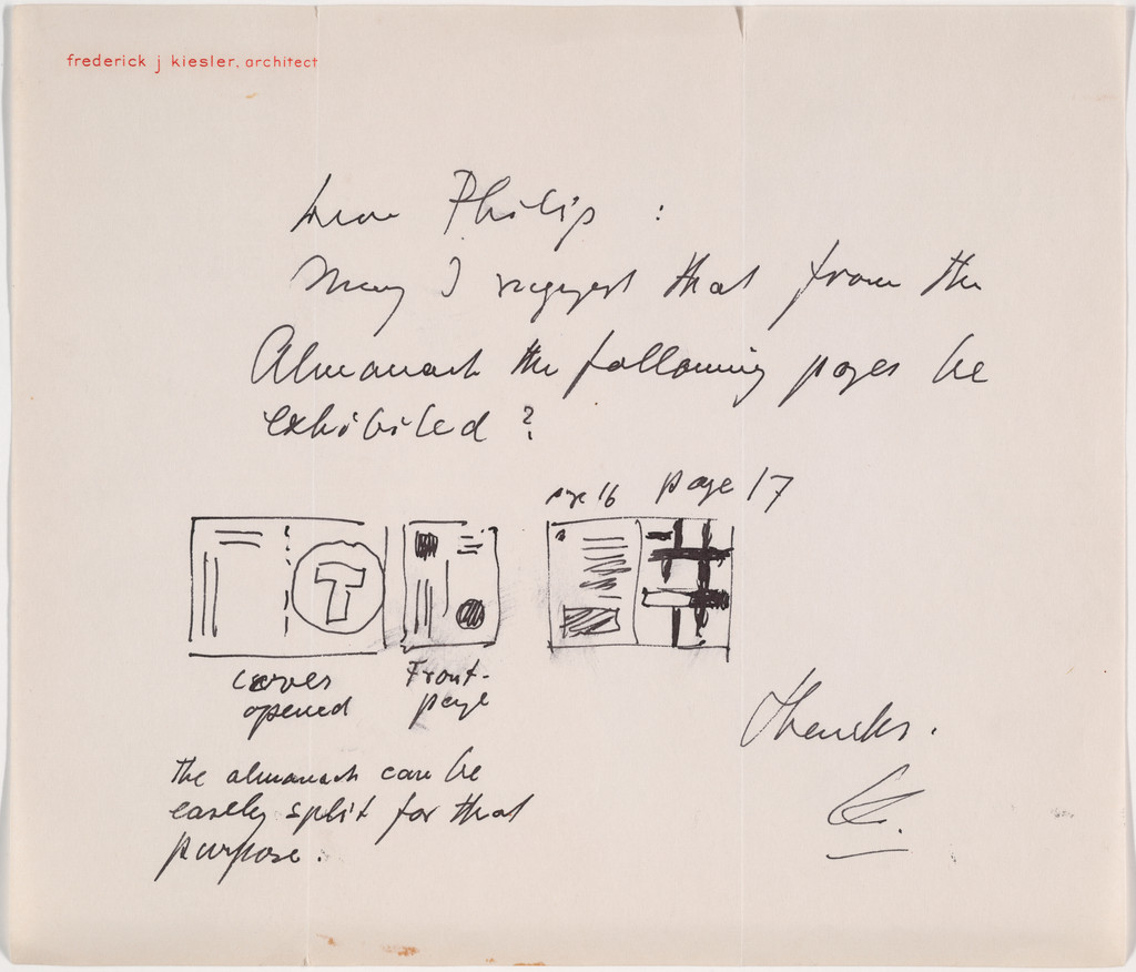 Letter to Philip Johnson