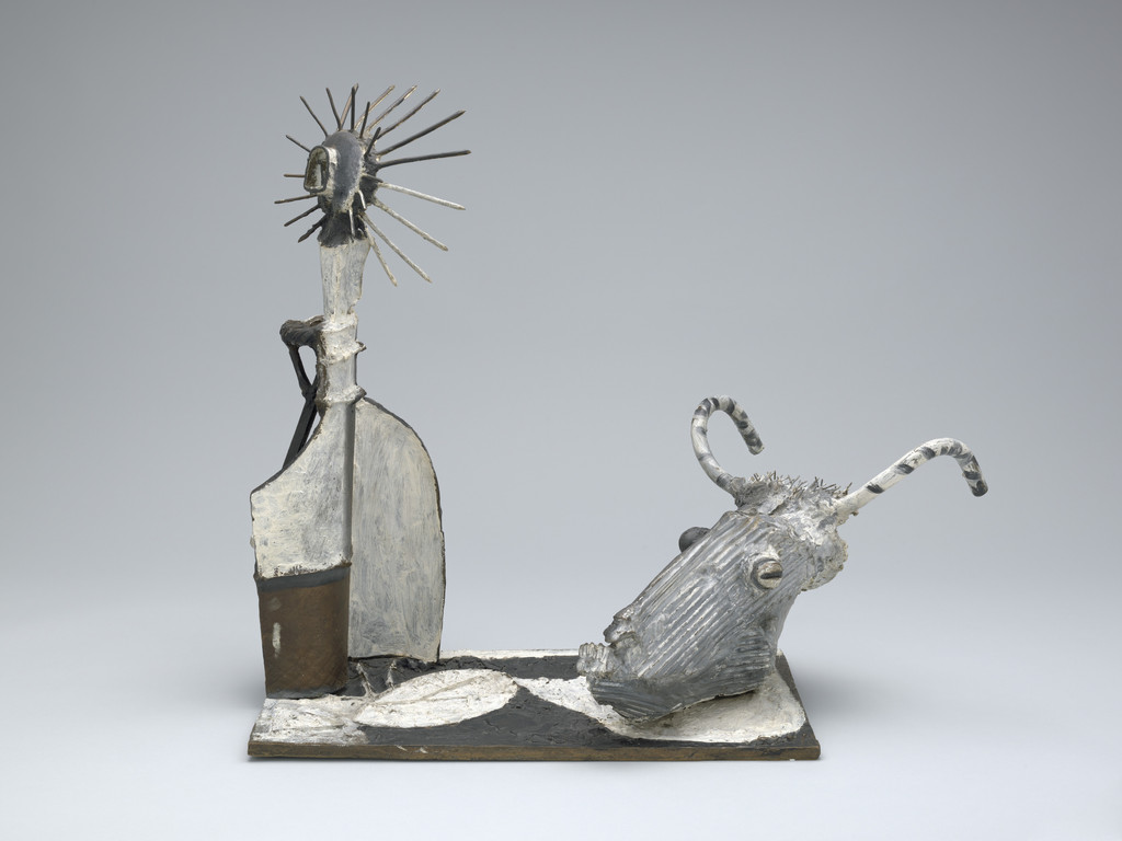 Goat Skull and Bottle