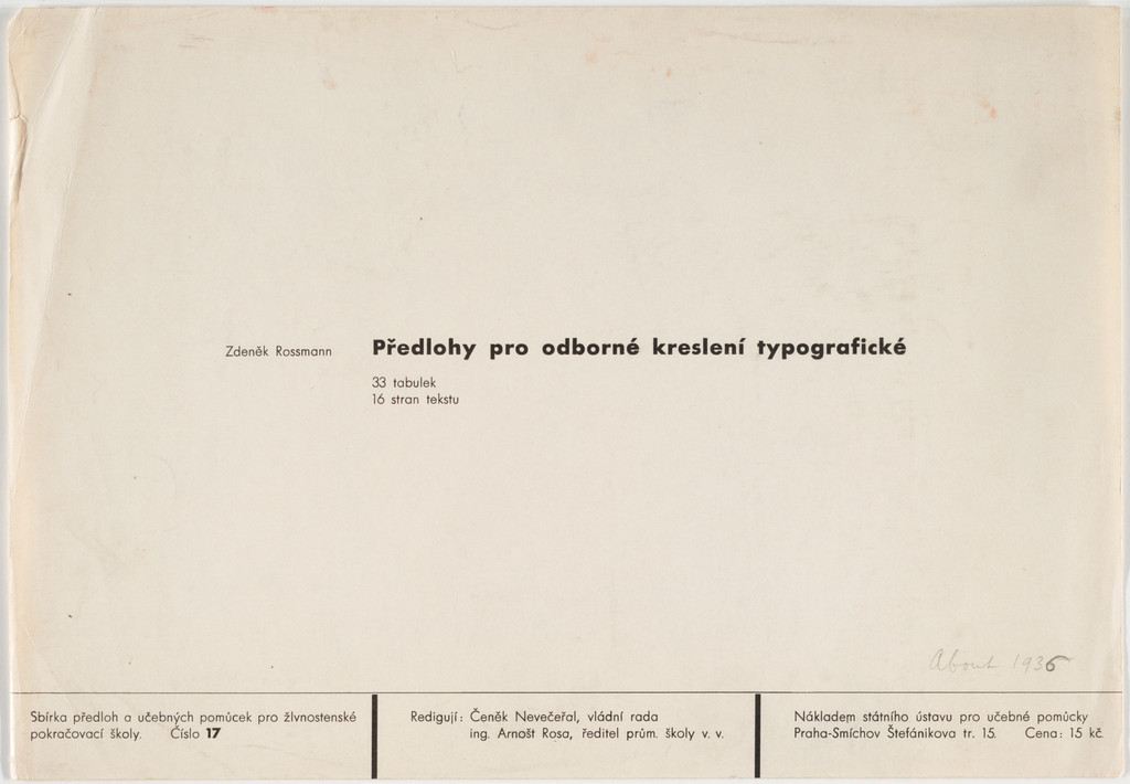 Predlohy pro odborne kresleni typograficke