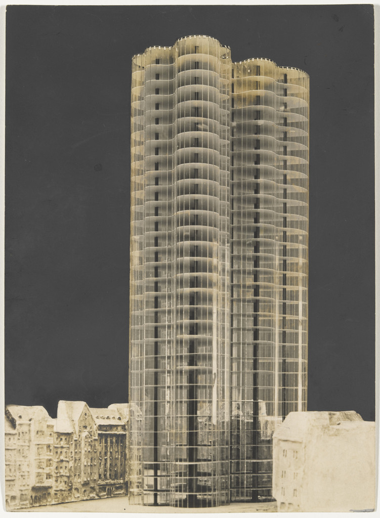 Glass Skyscraper project (View of lost model)