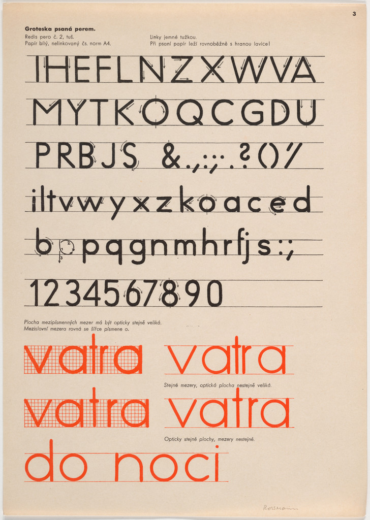 Groteska psana perem
