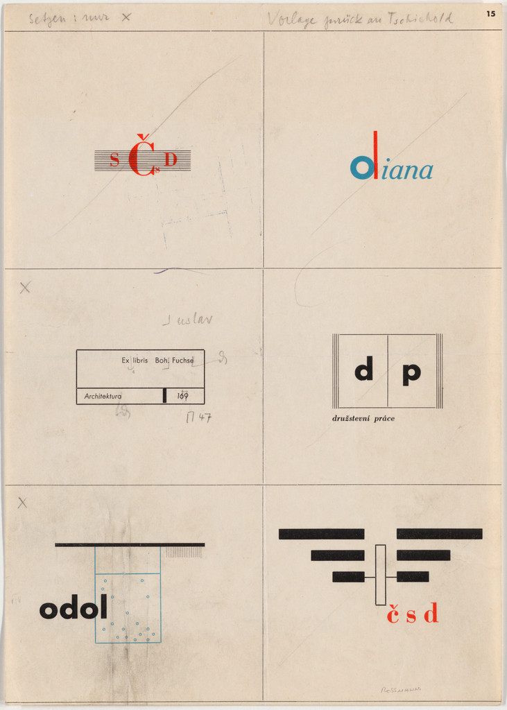 SCD, Diana, Ex Libris, Druzstveni prace, Odol, CSD