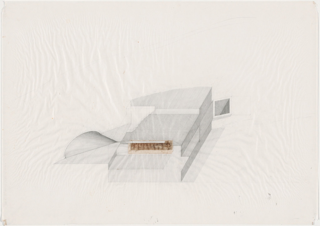 Large Figure with an Organ Project, Axonometric