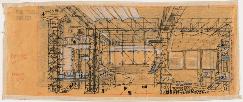Fun Palace for Joan Littlewood Project, Stratford East, London, England (Perspective)