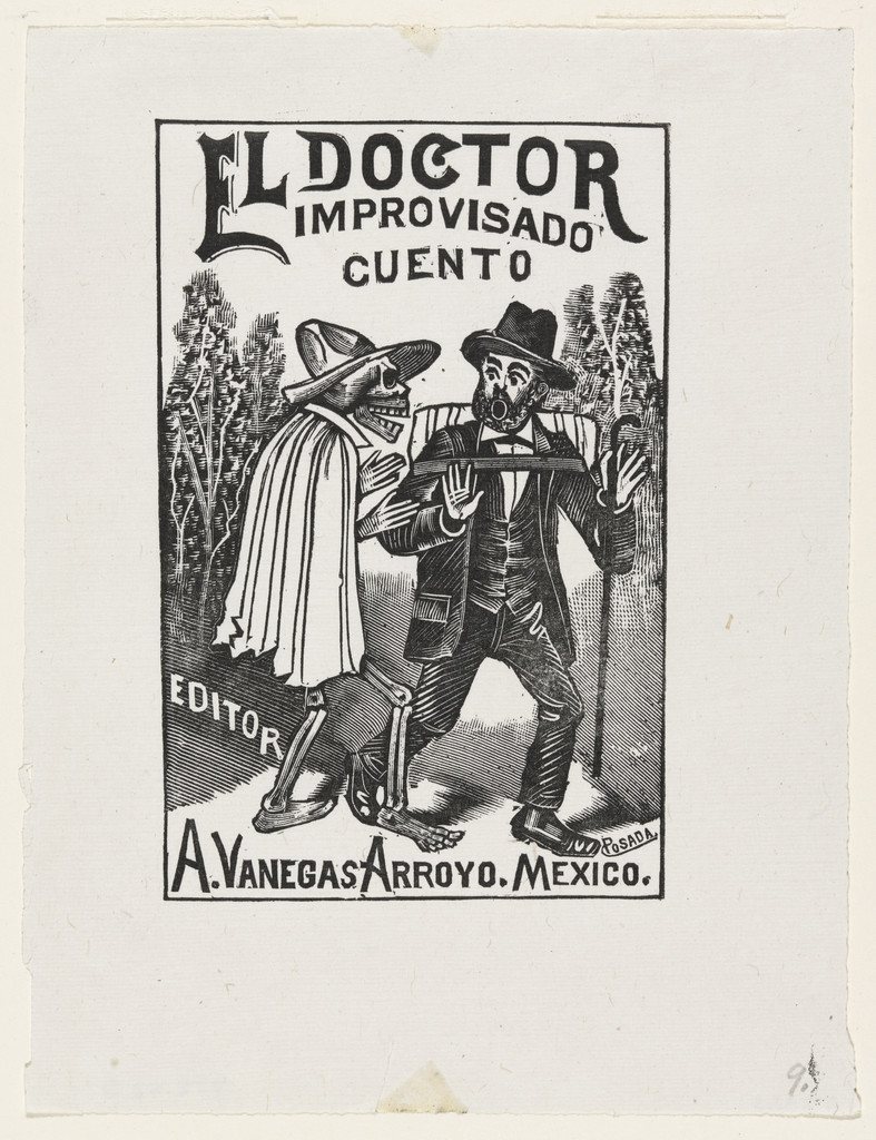 The Quack Doctor (El Doctor Improvisado) from 25 Prints of José Guadalupe Posada