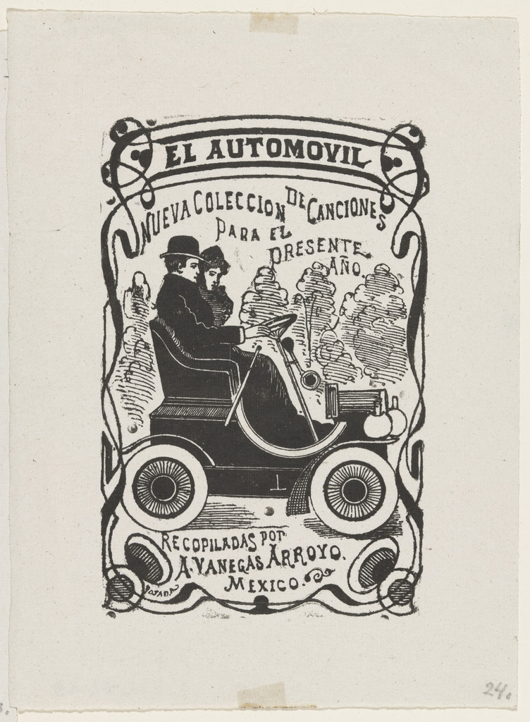 The Automobile (El Automovil) from 25 Prints of José Guadalupe Posada